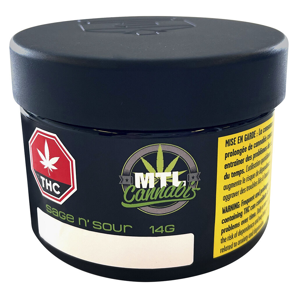 MTL Cannabis Sage N Sour 14g | Sativa | Montrose Cannabis