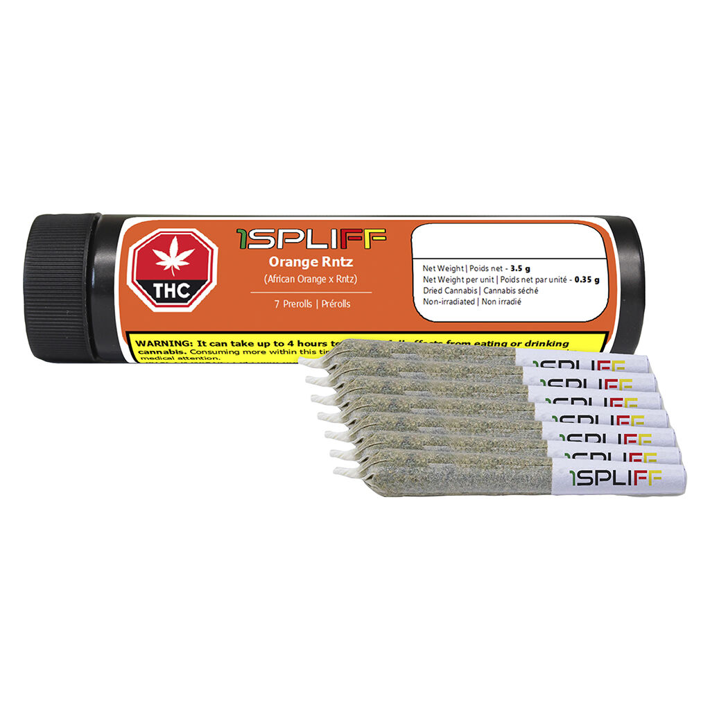 1Spliff Orange Rntz Pre-Rolls 7x0.5g | Hybrid | Montrose Cannabis