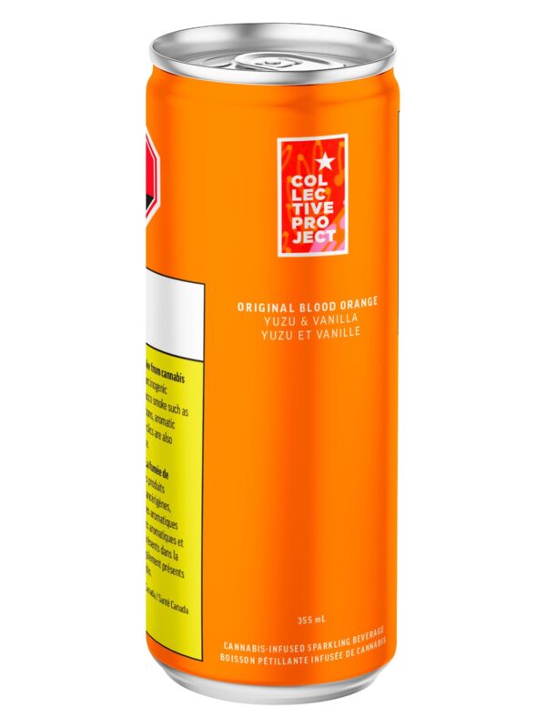Blood Orange Yuzu & Vanilla Sparkling Juice <br>355ML <br>10mg THC | 10mg CBD