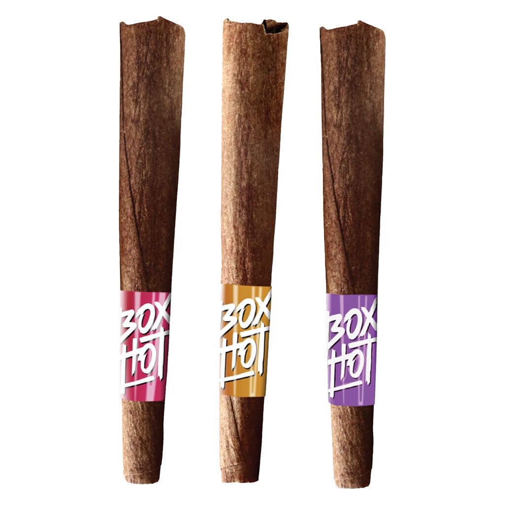 Boxhot A Trifecta Of Half Gram Blunt Smoking Power Infused Blunts 3x0 