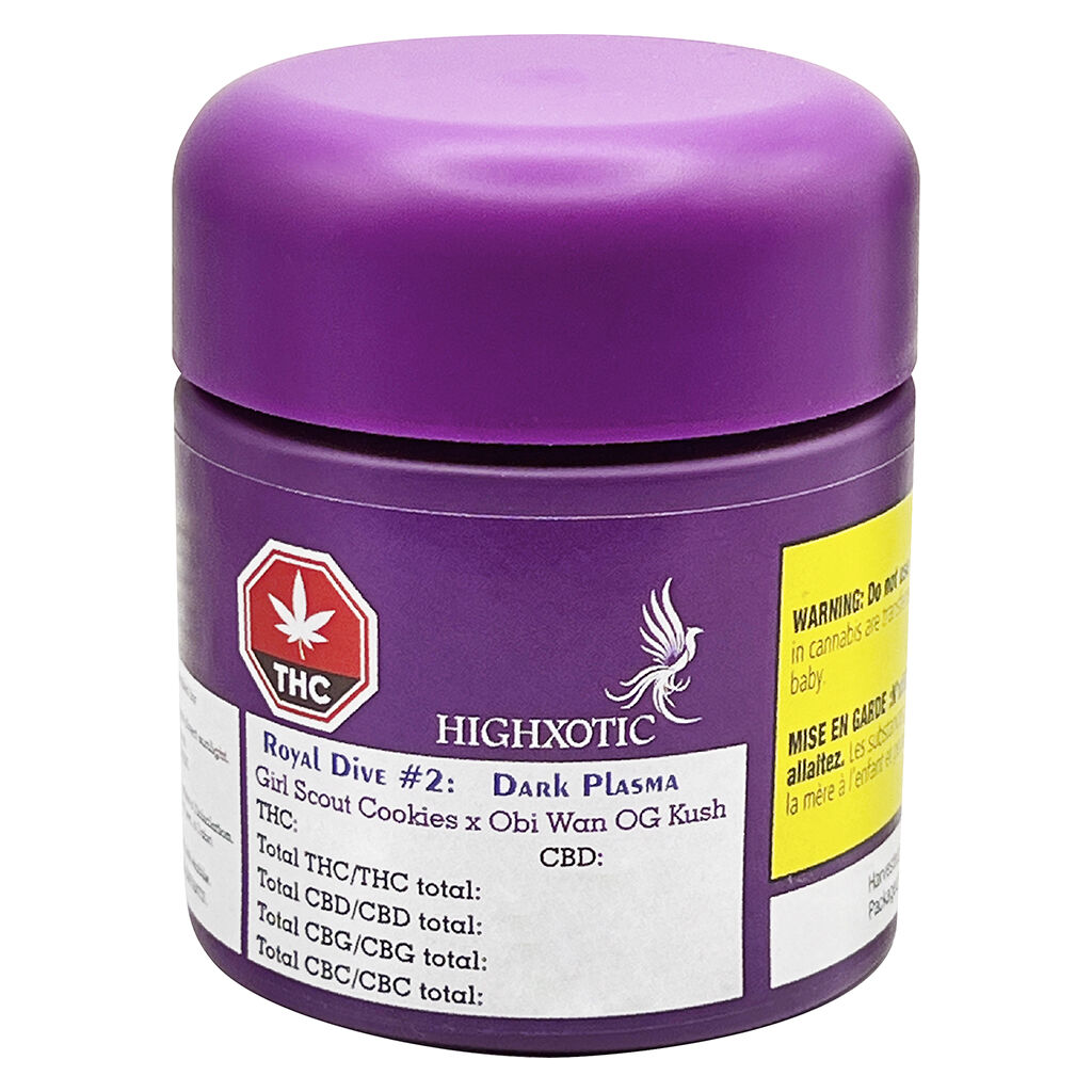 HighXotic Royal Dive #2: Dark Plasma 3.5g | Indica | Montrose Cannabis