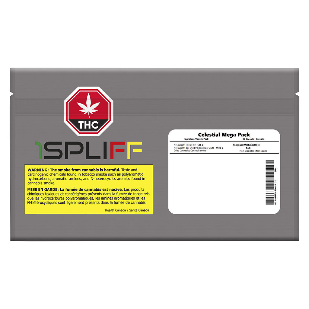 1Spliff Celestial Mega Pack Pre-Rolls 80x0.35g | Hybrid | Montrose