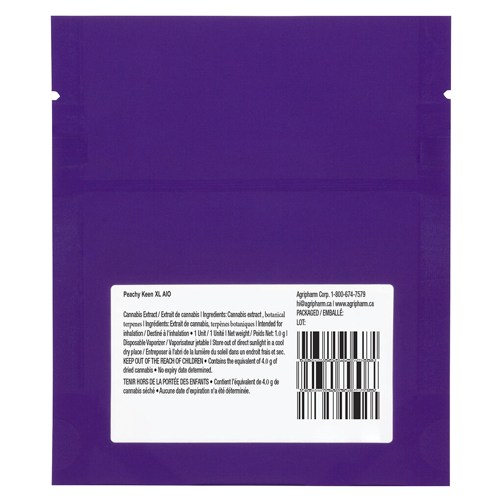 Community C/O Purple Hills Peachy Keen XL Disposable Vape 1g