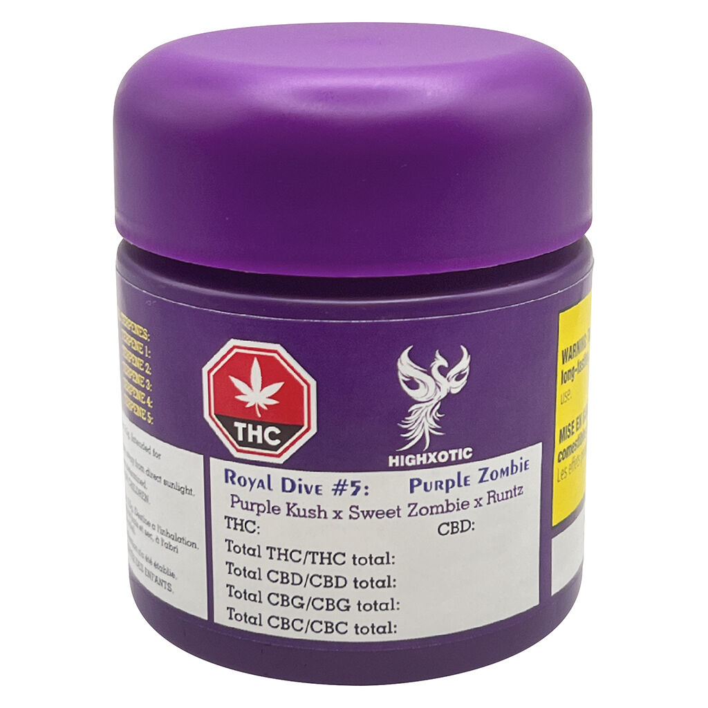 HighXotic Royal Dive #5: Purple Zombie 3.5g | Indica | Montrose