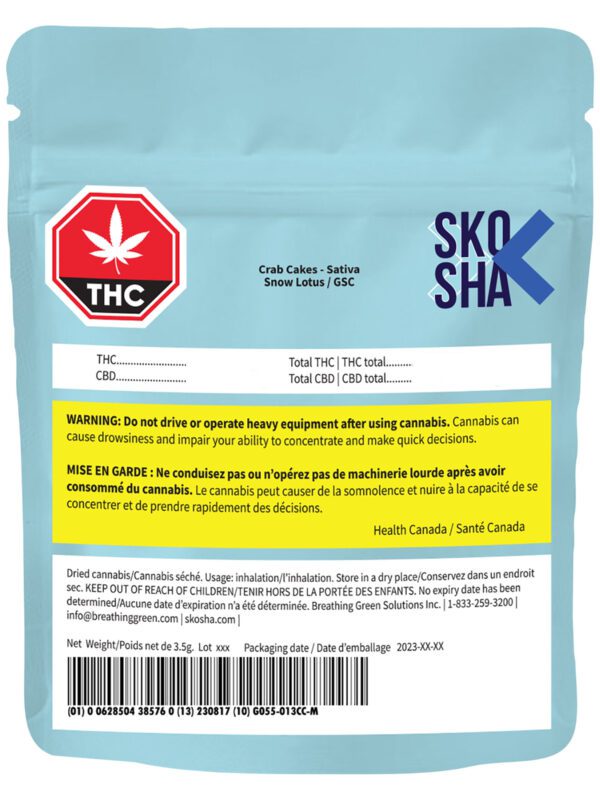 Skosha Crab Cakes 3.5g Montrose Cannabis