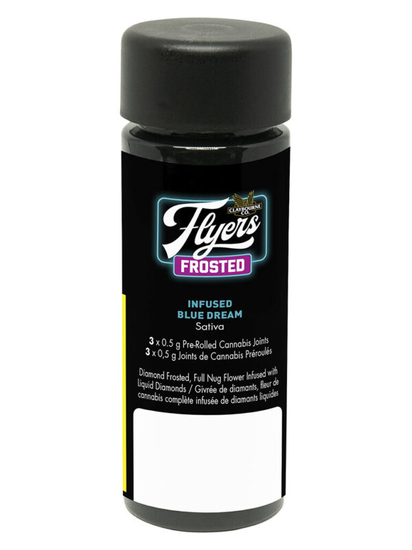 Flyers Frosted Infused Blue Dream 3 Pack Pre-Rolls