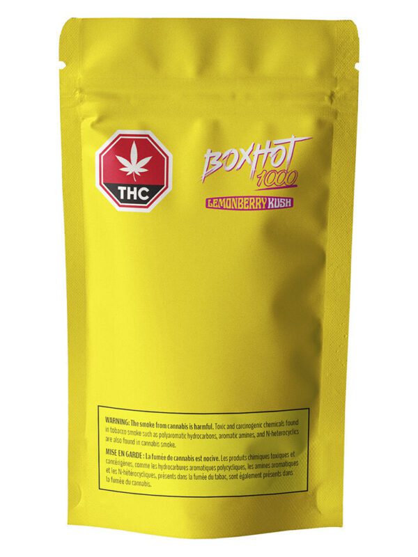 BOXHOT Lemonberry Kush 510 Thread Cartridge 1.2g Montrose Cannabis