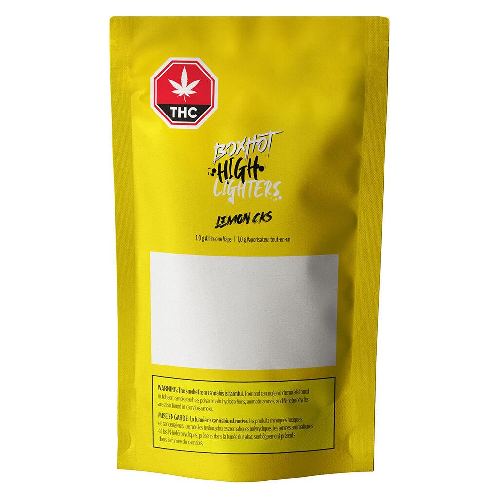 vape cloud Surligneurs – Cigarette électronique jetable CKS Citron 1 g Sativa 0.0 %