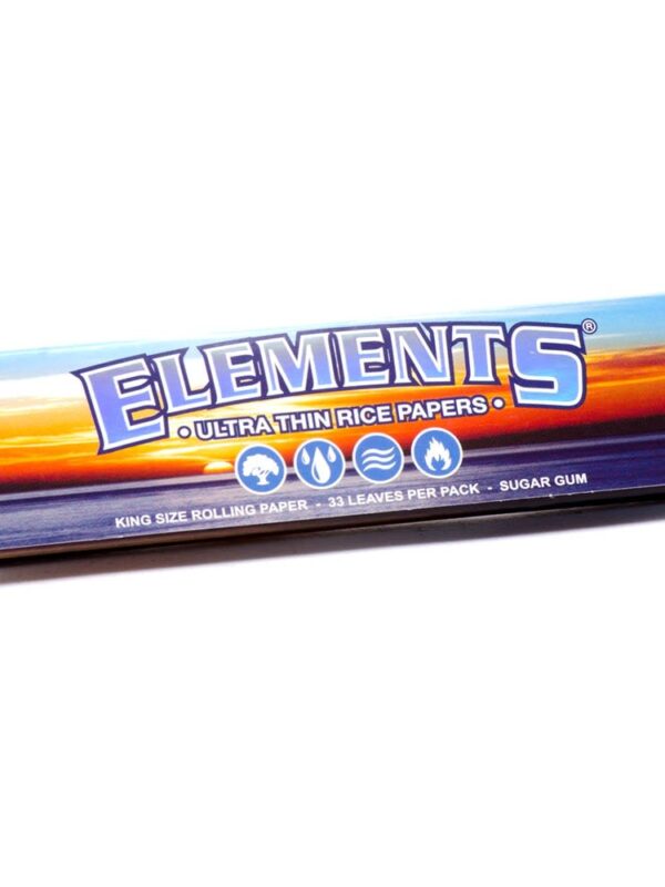 Elements Thin Rice Rolling Papers <br>King Size
