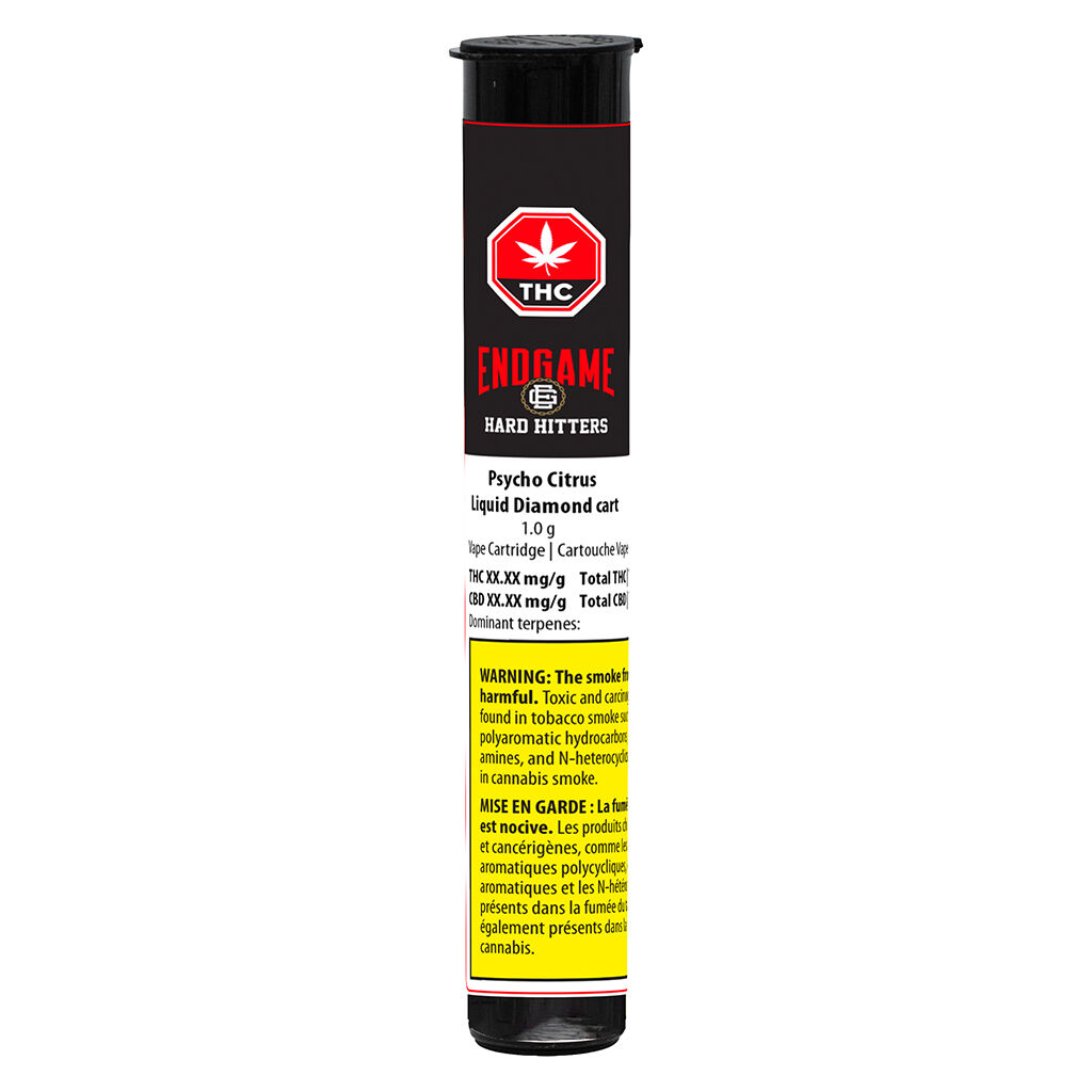 Hard Hitters Psycho Citrus Liquid Diamond 510 1g Sativa 91% | Montrose  Cannabis