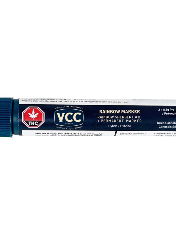 Rainbow Marker Pre-Rolls 3 Pack