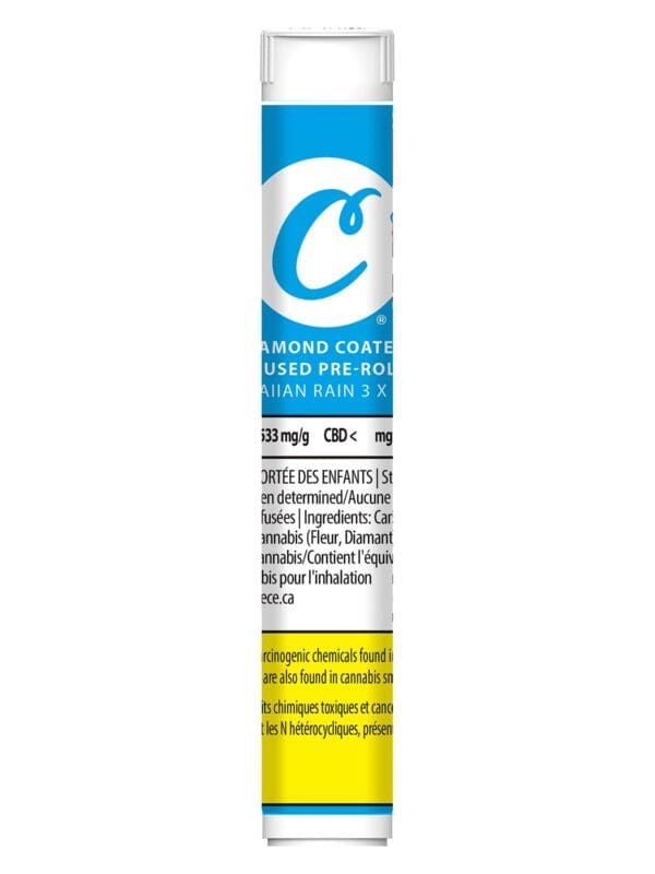 Hawaiian Rain Diamond Coated Infused Pre-Rolls 3 Pack