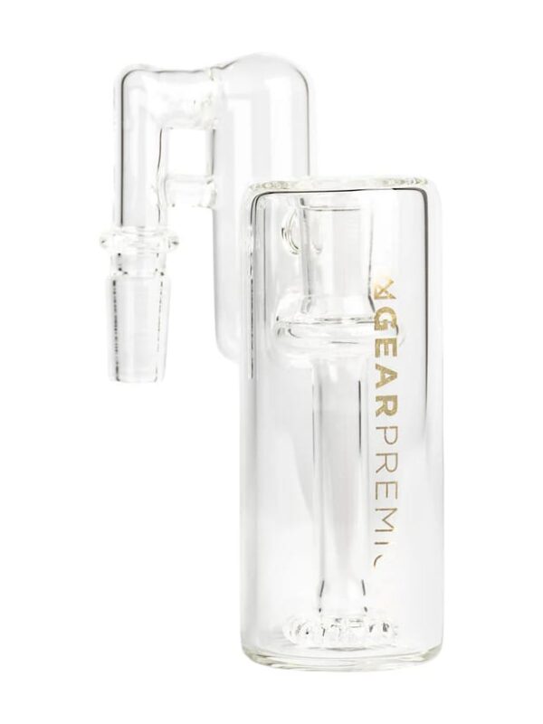 GEAR Premium Clear 14mm 90° Recycler Ash Catcher with Showerhead Perc