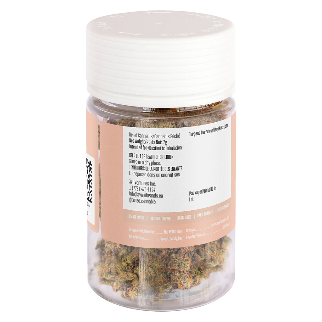 Espresso Gelato 7g Indica 25.0% | 2.91% Terps | Montrose Cannabis