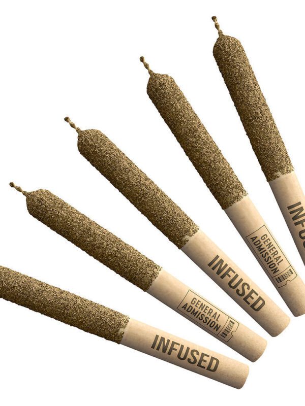 Citrus Haze Distillate Infused Pre-Rolls 5 Pack by General Admission
