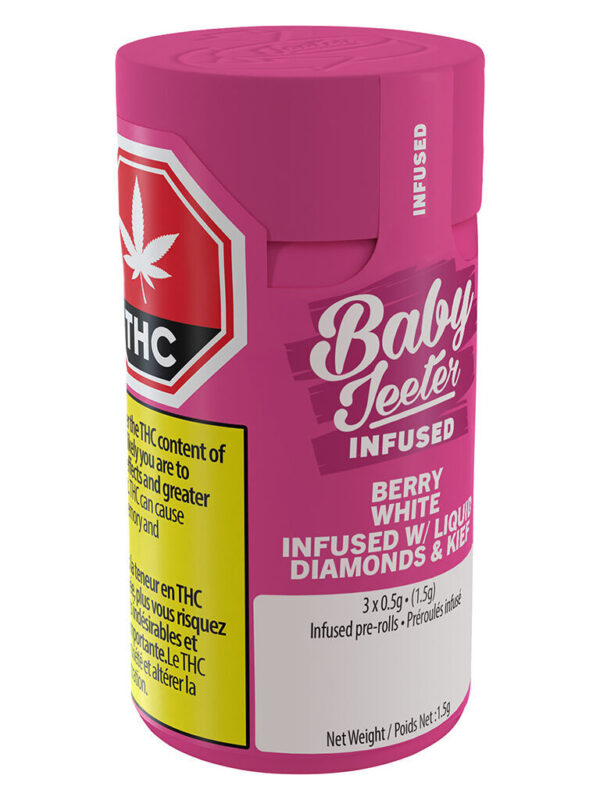 Baby Jeeter Infused Berry White Pre-Rolls 3 Pack by Jeeter
