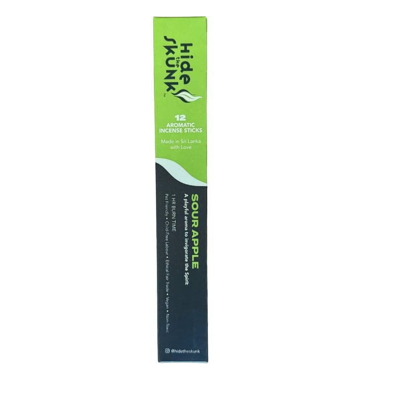 Source photograph: Sour Apple Incense – Hide The Skunk