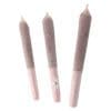 Rose Quartz Infused Diamond Coated Pre-Rolls 3 Pack by Queen of Bud