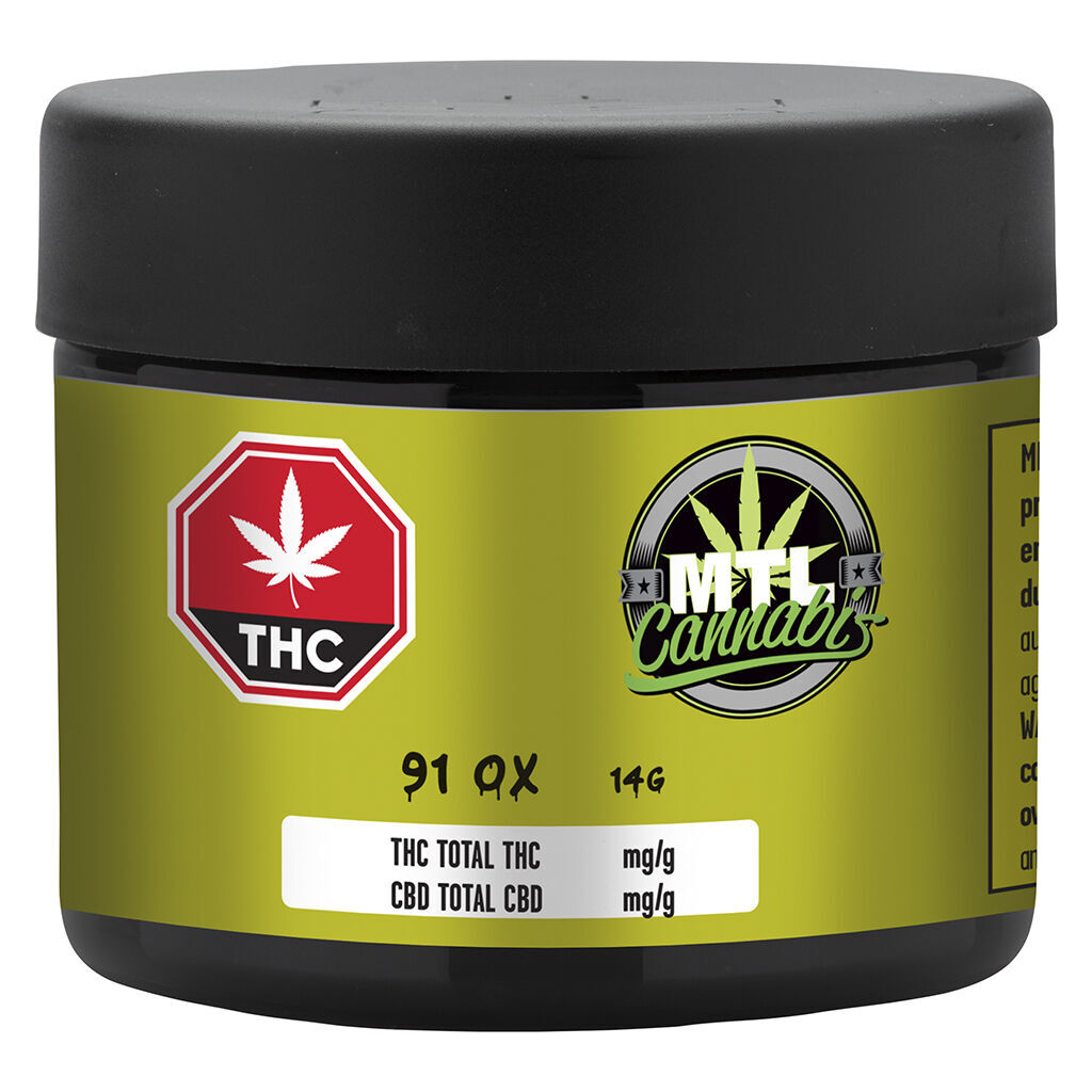 91 Ox 14g Indica 32.90% | 4.16% Terps | Montrose Cannabis