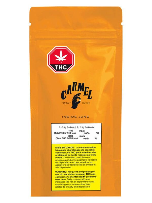 Inside Joke Pre-Roll 3 Pack Carmel