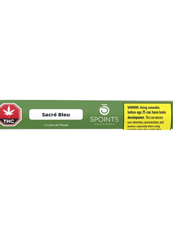 Sacre Bleu Pre-Roll Single by 5 Points Cannabis