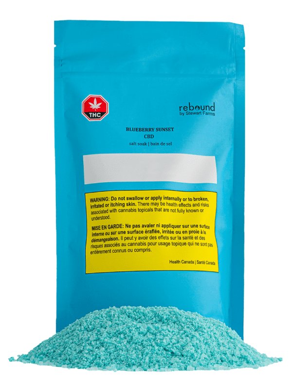 Blueberry Sunset Salt Soak CBD Stewart Farms