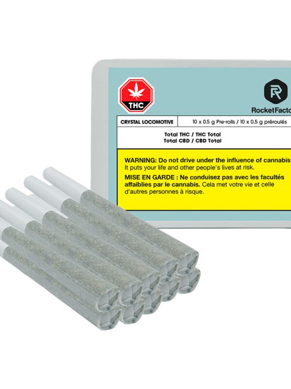 Crystal Locomotive Pre-Rolls 10 Pack by Rocket Factory