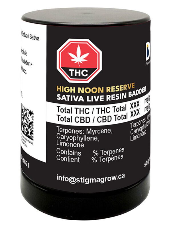 High Noon Reserve Live Resin Badder 1g by Dab Bods
