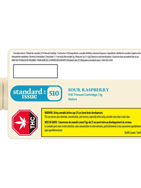 Sour Raspberry 510 1g by Standard Issue