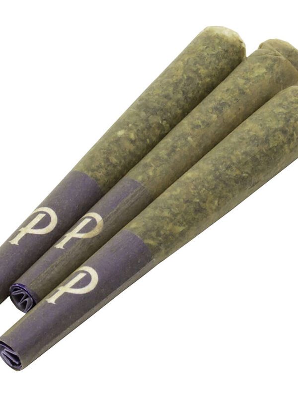 Sunset Sherbet Ultra Hi THC Infused Pre-Rolls 3 Pack by Purple Hills