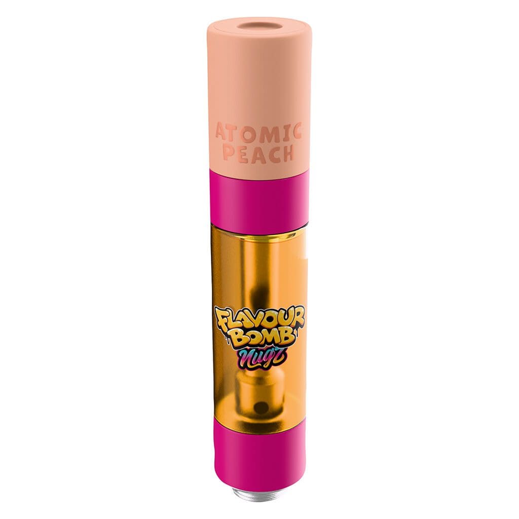 Source photograph: Flavour Bomb Atomic Peach Liquid Diamond 510