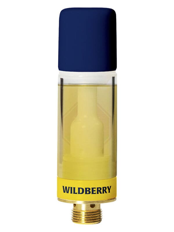 Balanced Wildberry Live Resin 510 1g premium CBD-dominant sativa cartridge by Bleuh, available for local delivery from Montrose Cannabis.