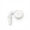 Quartz Trough Banger avec corps en quartz transparent, col incurvé, joint dépoli et bol rond en forme d'auge.
