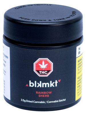 BLK MKT Rainbow Sherb 3.5g – Flower | Montrose Cannabis