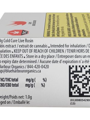 Rosin exotique à séchage à froid 1 g – Concentrés SLAPS | Montrose Cannabis
