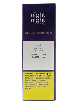 NightNight Full Spectrum CBN+CBD+CBG Oil | Montrose Medical
