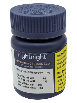 NightNight Full Spectrum CBN+CBD Caps 30s | Montrose Medical