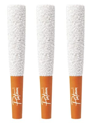 Poppin' Peach 50+ Diamond Infused Pre-Rolls 3x0.5g - Platinum | Montrose Medical
